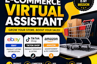 be your virtual assistant for complete ebay store management