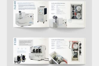 design sales catalog brochure for hvac electrical products building materials