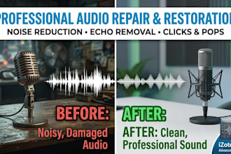 professionally clean, repair, and restore your damaged audio with izotope rx