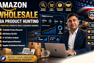 do amazon wholesale fba product hunting with brand approavl