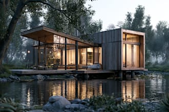 create photorealistic outdoor renders, landscape design