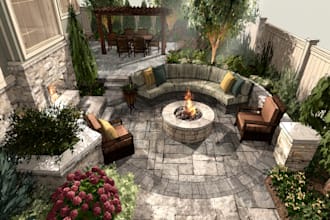 do backyard landscape design, patio, front yard design