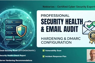 perform a security health check and email audit