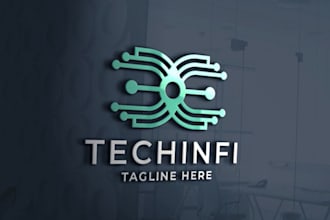 create a memorable tech logo that builds trust