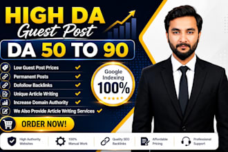 publish high da guest posts with dofollow SEO backlinks