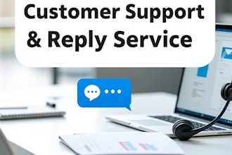 reply to customer messages via chat and email