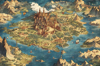 create maps for your fantasy game, book and projects