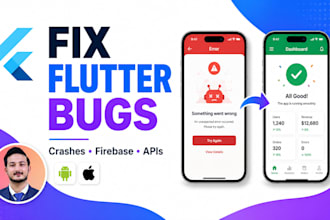 fix flutter bugs, crashes, firebase and API issues