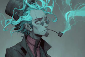 draw custom character or masot for nft art collection