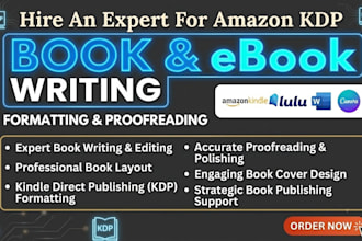 do amazon kdp book formatting, ebook formatting and paperback layout