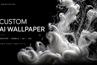 create premium ai desktop and mobile wallpapers