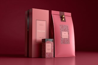 design product packaging, label, box and tube