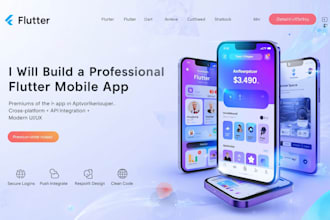 build a flutter mobile app for android and ios
