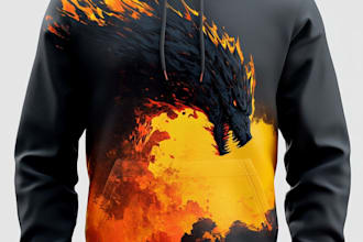 do sublimation hoodie, sweatshirt, and all over print design