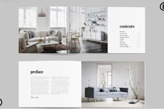design printable catalog pdf, catalogue for furniture retail product display
