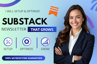 setup substack account, manage substack newsletter and beehiiv newsletter