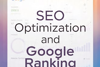 write SEO optimized article and do keyword reserch to rank on google
