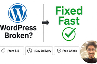 fix wordpress bugs errors and issues on your website