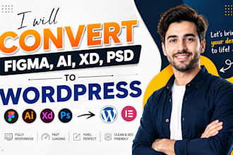 be your UI UX wordpress developer for website design and development