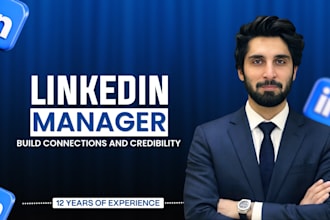 be linkedin manager to grow connections and followers