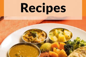 write authentic indian recipes and food blog content