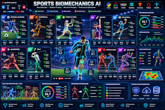 develop sports pose estimation, biomechanics computer vision, opencv and yolo ai