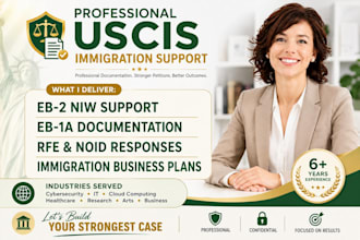 write expert opinion for eb2niw eb1a o1 petitions letters