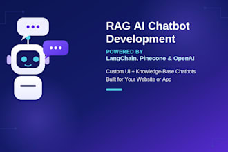 develop custom ai chatbot with llm and rag integration