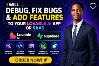 fix, debug, deploy, and add features to your lovable web app or website
