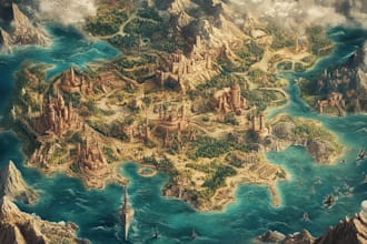 make a fantasy map for your dnd game