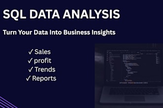 do sql data analysis and generate business insights reports