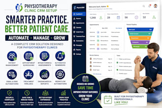 set up a custom physiotherapy clinic CRM with booking automation