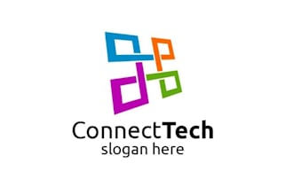 create a professional developer brand logo