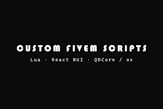 create a custom fivem script for your server