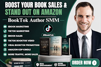 do viral booktok promotion amazon kindle booktok author smm ebook sales