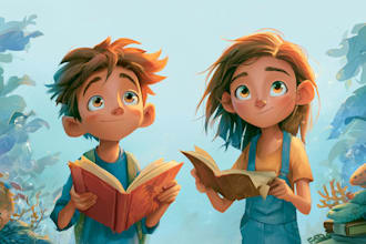 design child book illustration and cover
