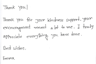 create personalized handwritten notes and letters