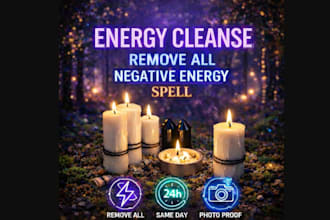 custom home clearance aura cleansing protection spell remove negative energies