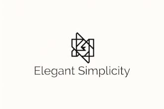 design a modern minimalist logo for your brand identity