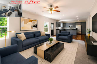 do real estate photo editing hdr, flambient