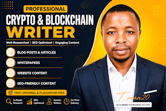 write crypto news, blockchain and web3 blog post