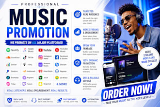 promote your music to increase streams