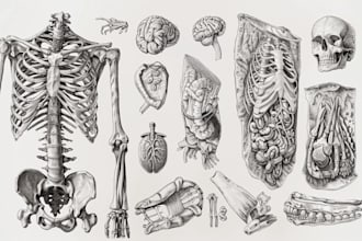 draw professional medical illustrations