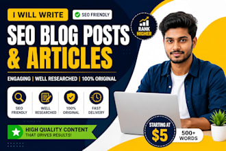 write ai generated SEO blog posts and articles