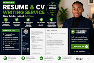 write or improve your professional resume and CV
