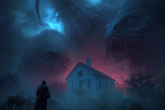 create cinematic fantasy horror concept art