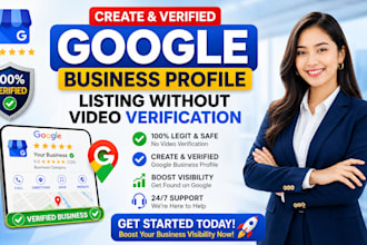 provide google business profile verification and gmb verify support