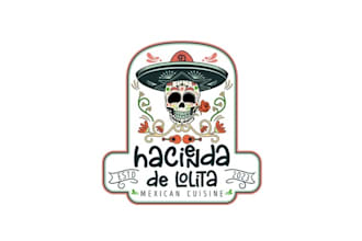 design mexican restaurant tacos food truck logo