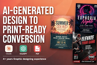 convert ai generated designs into print ready editable file