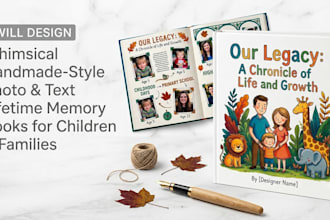 design a custom lifetime memory book for your family